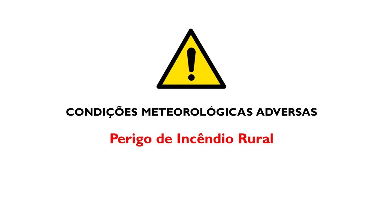 Imagem Aviso à população: Declaração de Situação de Alerta Perigo Incêndio Rural
